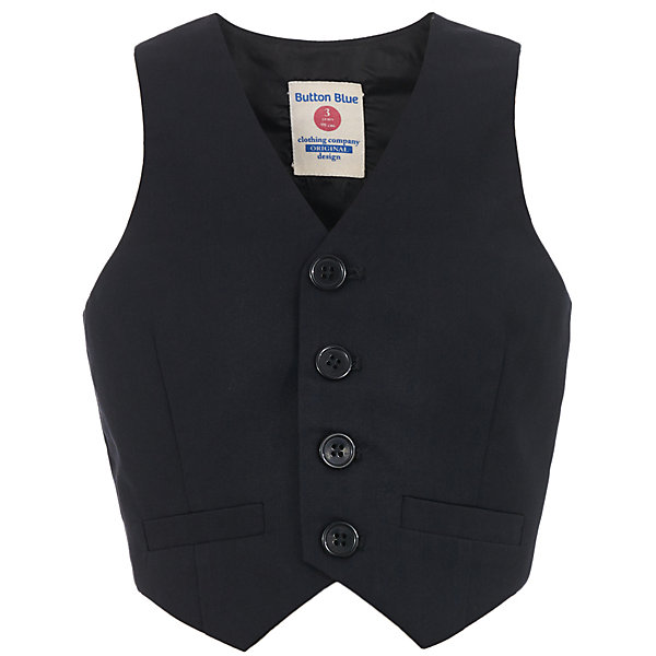

Жилет Button Blue для мальчика, Черный
