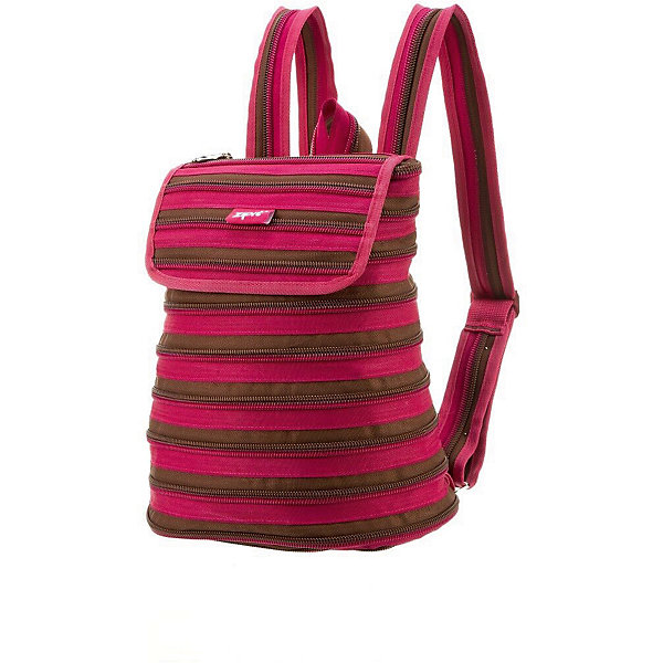 

Рюкзак ZIPPER BACKPACK, цвет розовый/коричневый