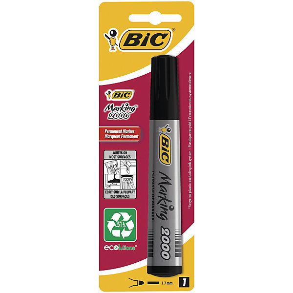 

Маркер пермаментный Bic "Marking 2000@, 1,7 мм