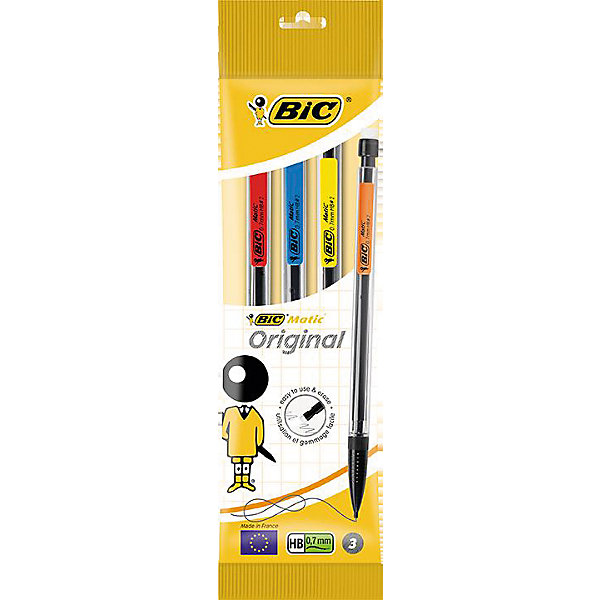 

Карандаши черногрфитные Bic "Matic", 3 шт