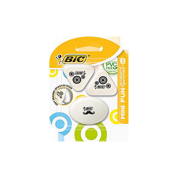

Набор ластиков Bic "Mini Fun", 3 шт