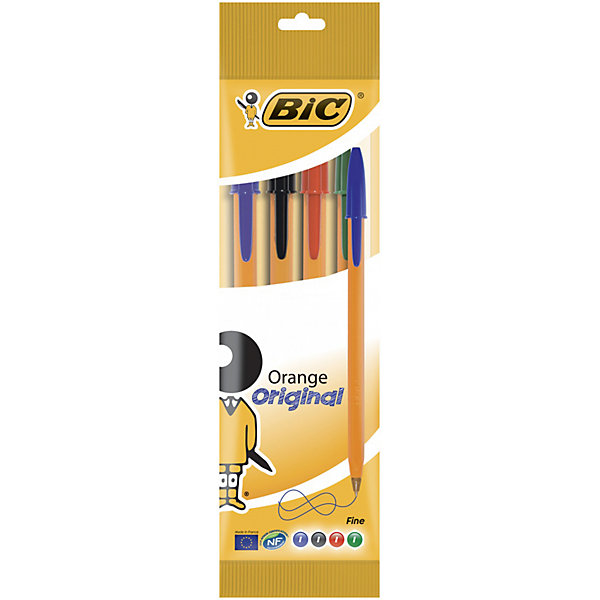 

Набор шариковых ручек Bic "Orange Fine", 4 шт