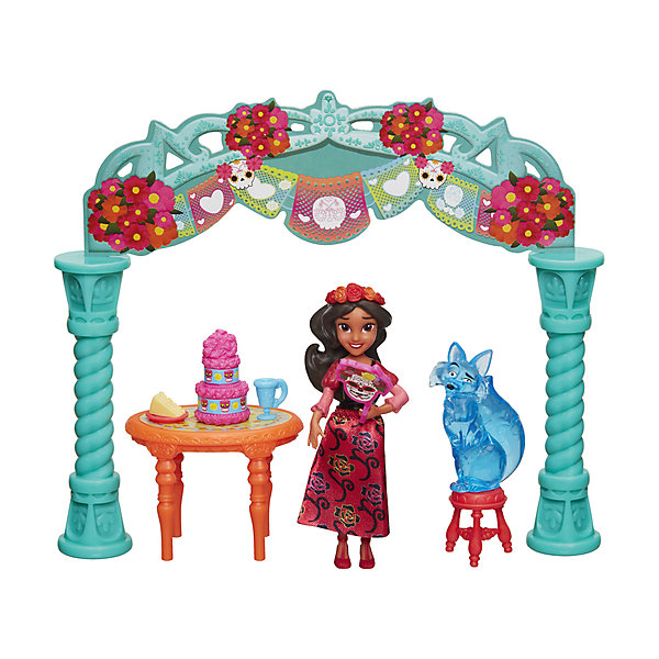 

Набор с мини-куклой Hasbro Disney Princess "Елена - принцесса Авалора", Елена на празднике