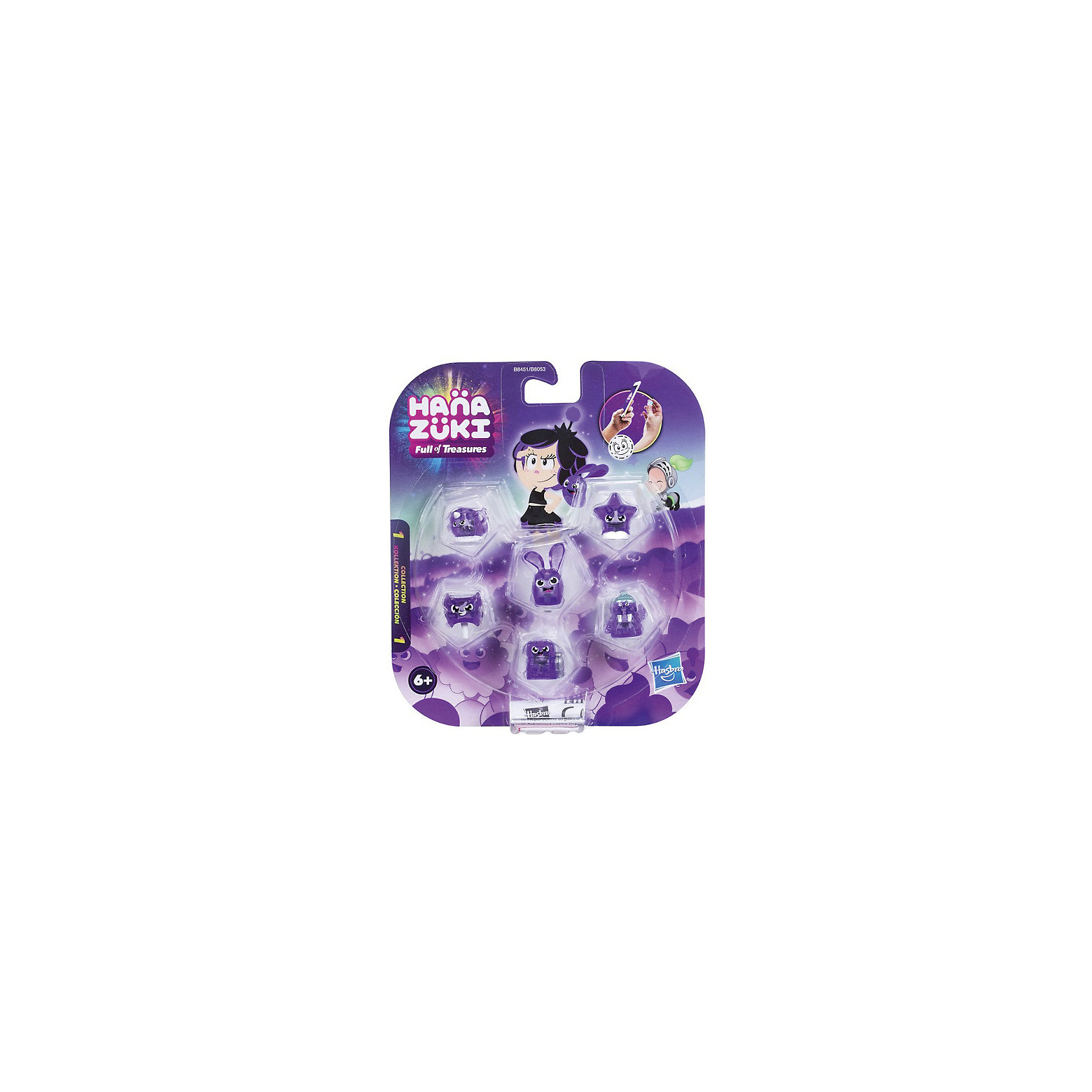 фото Фигурки-сокровища Hasbro Hanazuki, 6 штук, фиолетовые