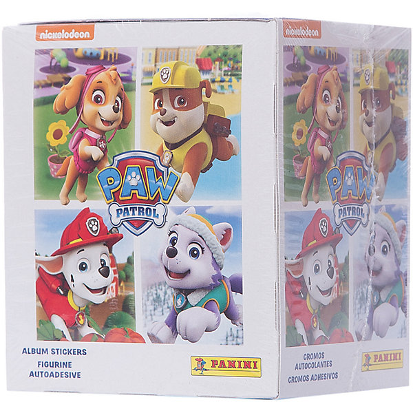 

Наклейки Panini "Щенячий патруль", 50 пакетов по 5 наклеек