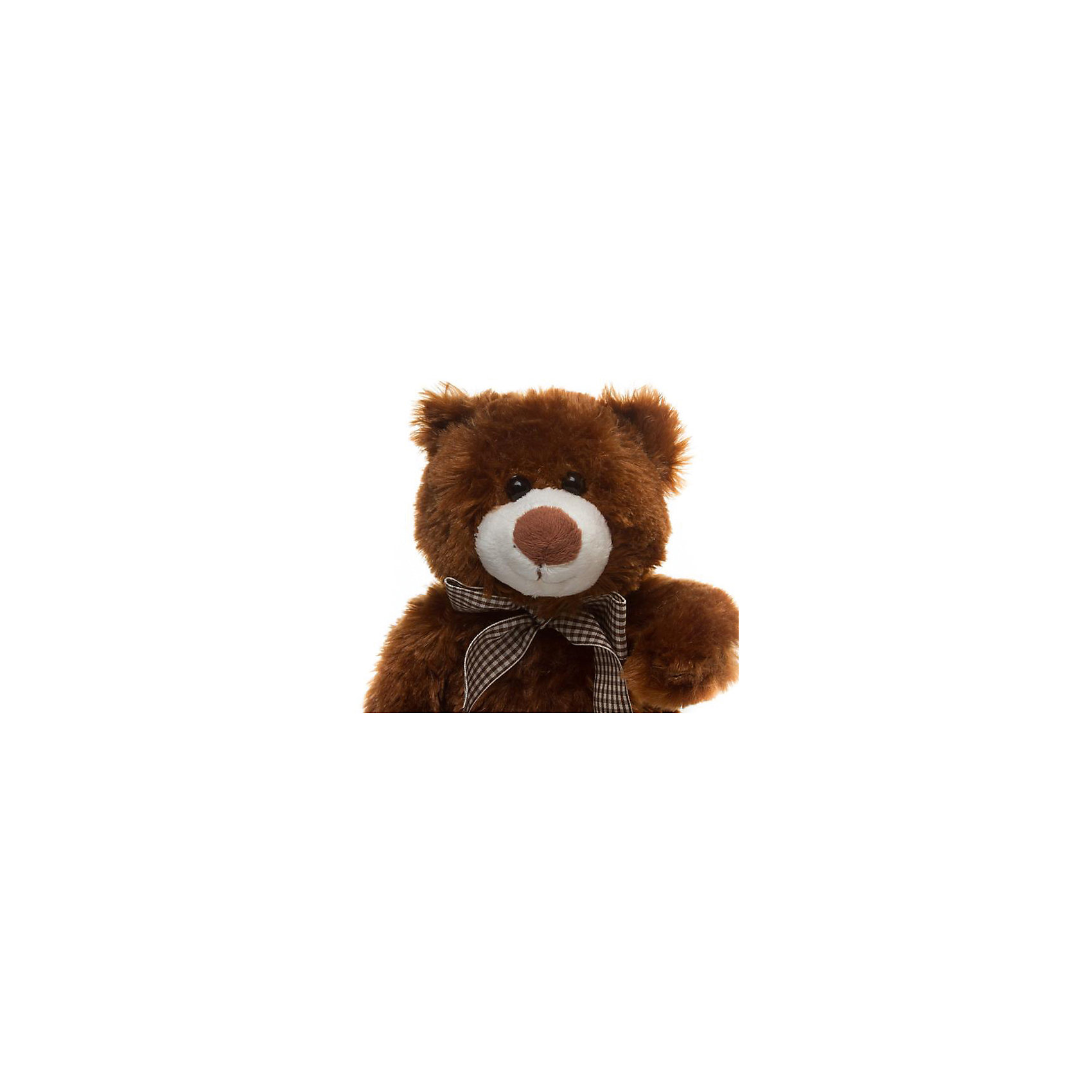фото Мягкая игрушка devilon "медведь захар", 28 см (бурый)
