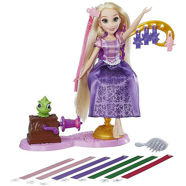 Hasbro Кукла Hasbro Disney Princess "Модная кукла" Рапунцель в салоне королевских лент