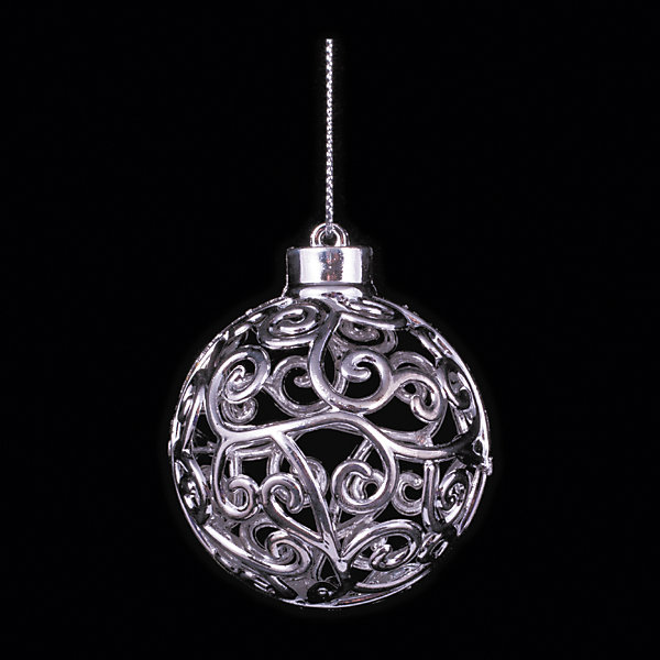 

ёл. укр. шар "CLASSIC SILVER" 6см, 1шт, серебро