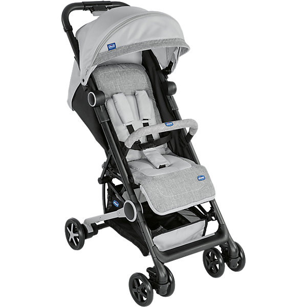 

Прогулочная коляска Chicco "Miinimo 2" Silver, с бампером, Серебряный
