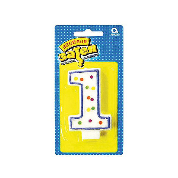 

Свеча для торта Веселая затея "Цифра 1", 7,6 см