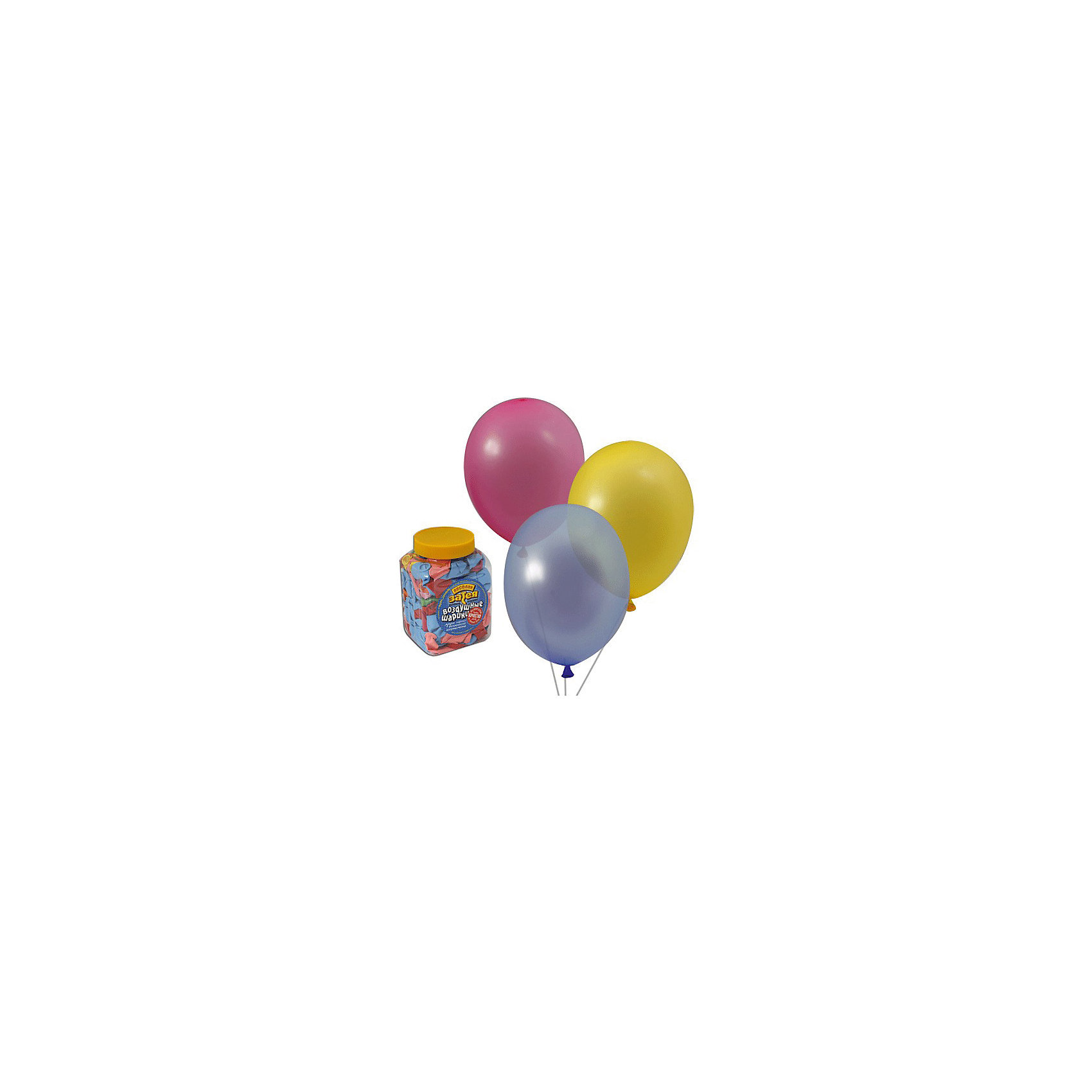 фото Воздушные шары 10 Веселая затея 200 шт, 25 см (14 цветов пастель)