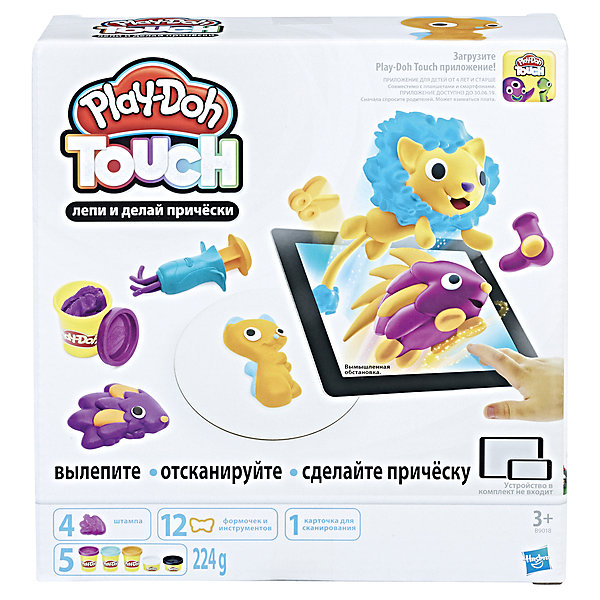 

Набор для лепки Hasbro Play-Doh Touch - Лепи и делай прически