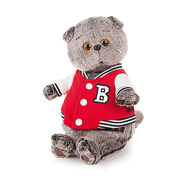 

Мягкая игрушка Budi Basa Кот Басик в клубной куртке, 19 см