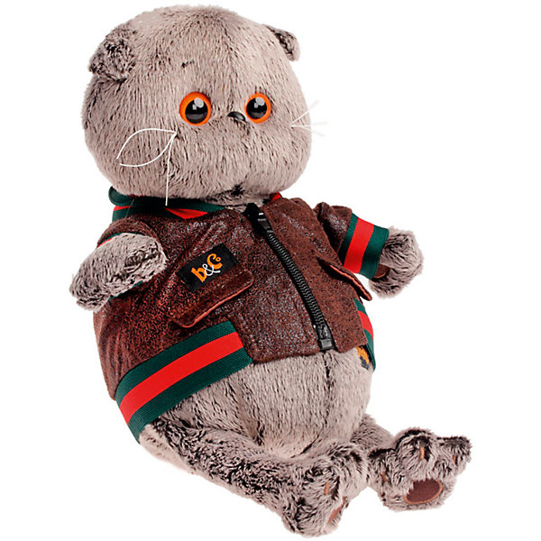 

Мягкая игрушка Budi Basa Кот Басик в кожаной куртке, 19 см