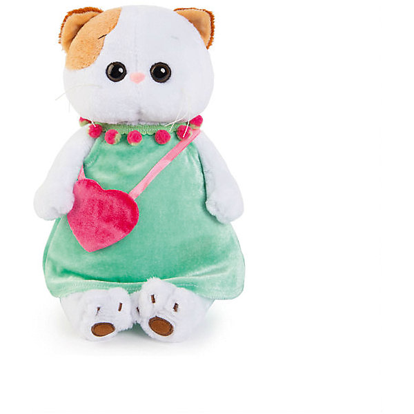

Мягкая игрушка Budi Basa Кошечка Ли-Ли в мятном платье с розовой сумочкой, 24 см