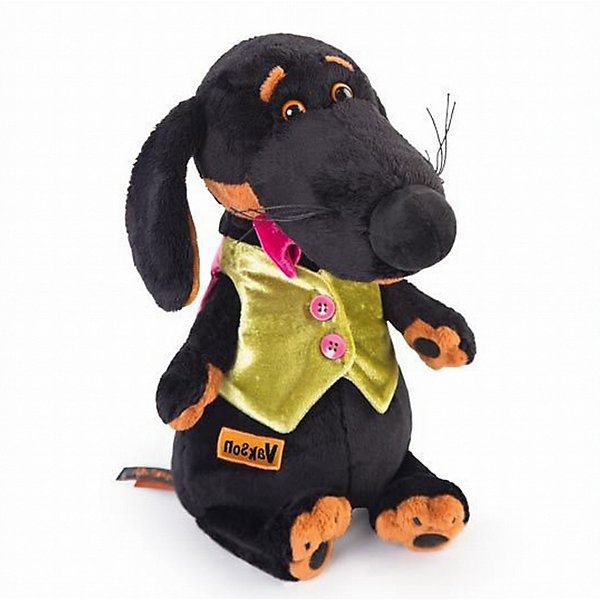 фото Мягкая игрушка Budi Basa Собака Ваксон в жилетке, 25 см