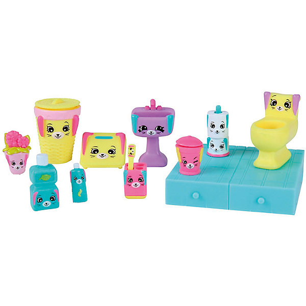 

Игровой набор Moose Shopkins "Счастливые места" Банные зайки