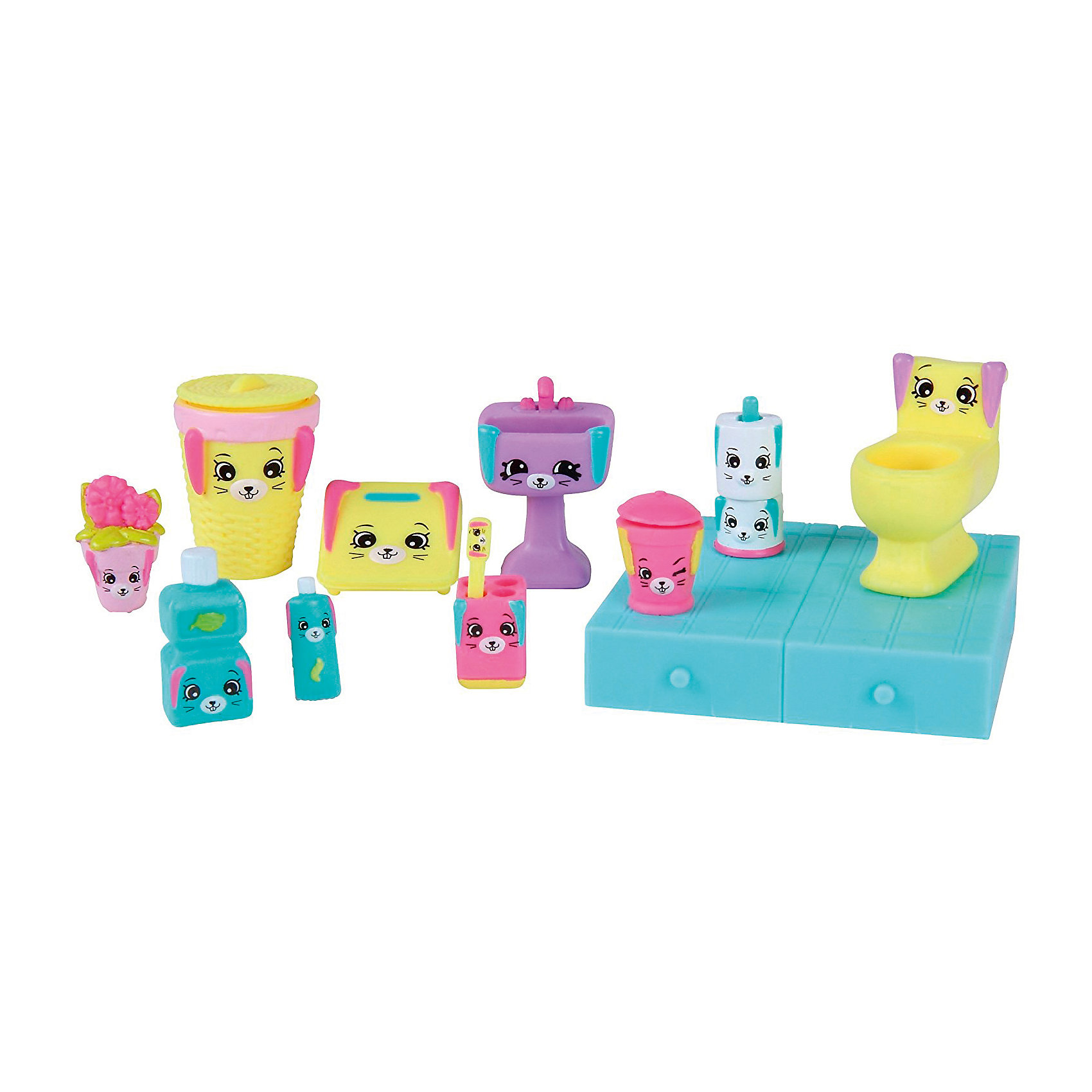 фото Игровой набор Moose Shopkins "Счастливые места" Банные зайки