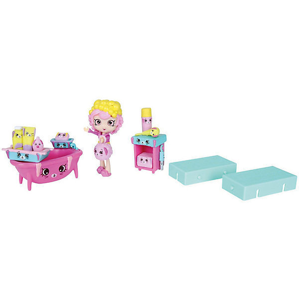 

Игровой игровой Moose Shopkins "Счастливые места" Купание кролика