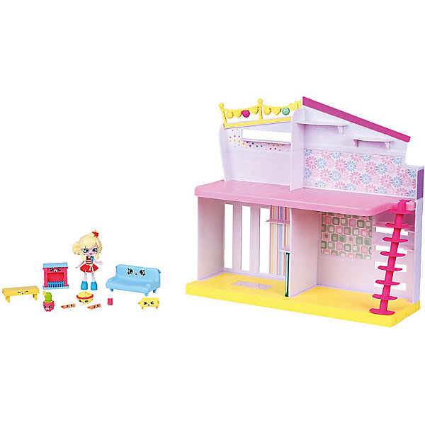 

Игровой игровой Moose Shopkins "Счастливые места" Уютный Дом, Попетта