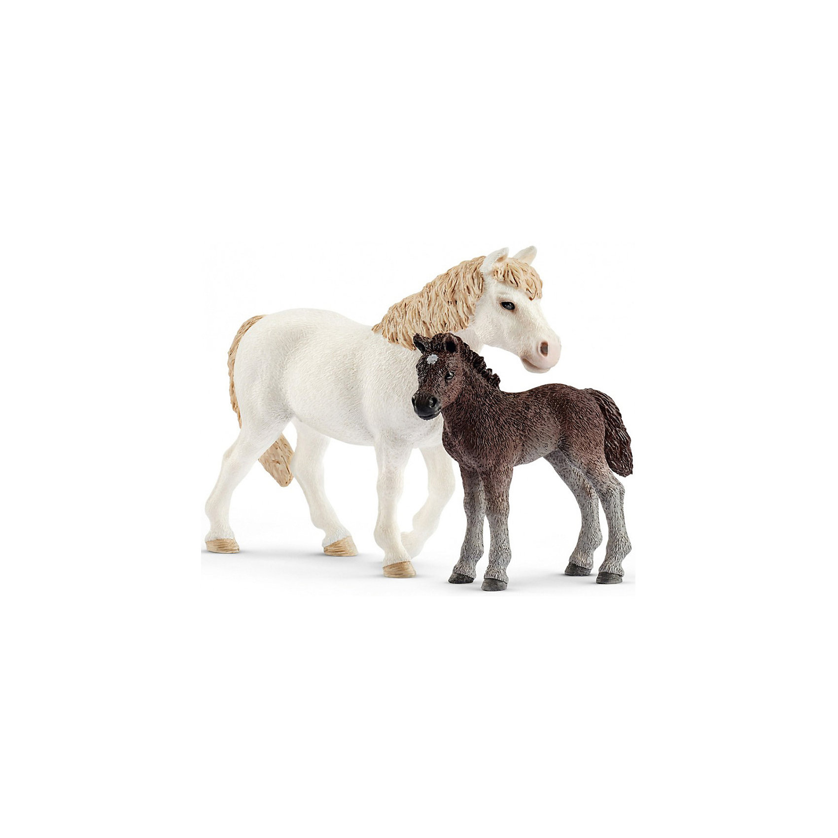 фото Коллекционные фигурки Schleich "Лошади" Кобыла пони и жеребенок