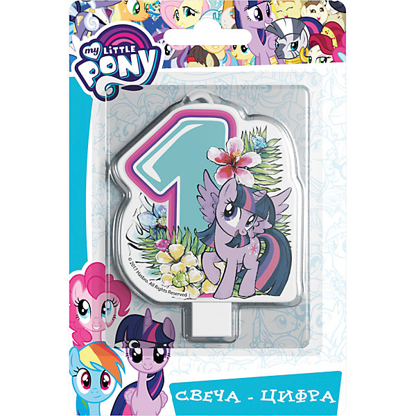

Свеча для торта Росмэн "My little Pony. Свеча-цифра 1"