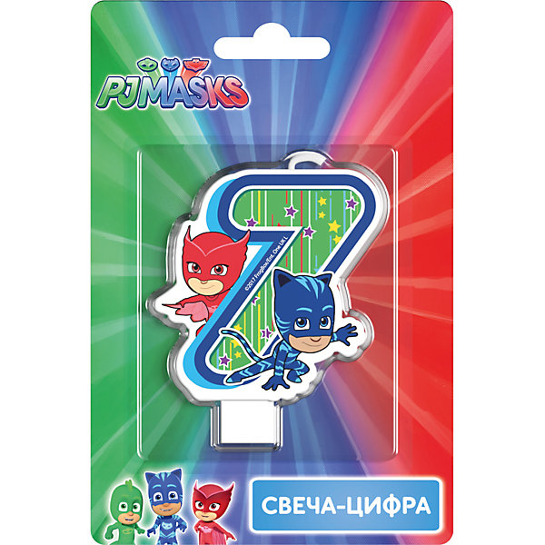 

Свеча для торта Росмэн "Герои в масках. Свеча-цифра 7"