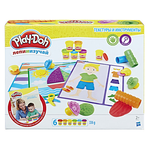 

Набор пластилина Hasbro Play-Doh "Текстуры и инструменты, Набор пластилина Hasbro Play-Doh "Текстуры и инструменты"