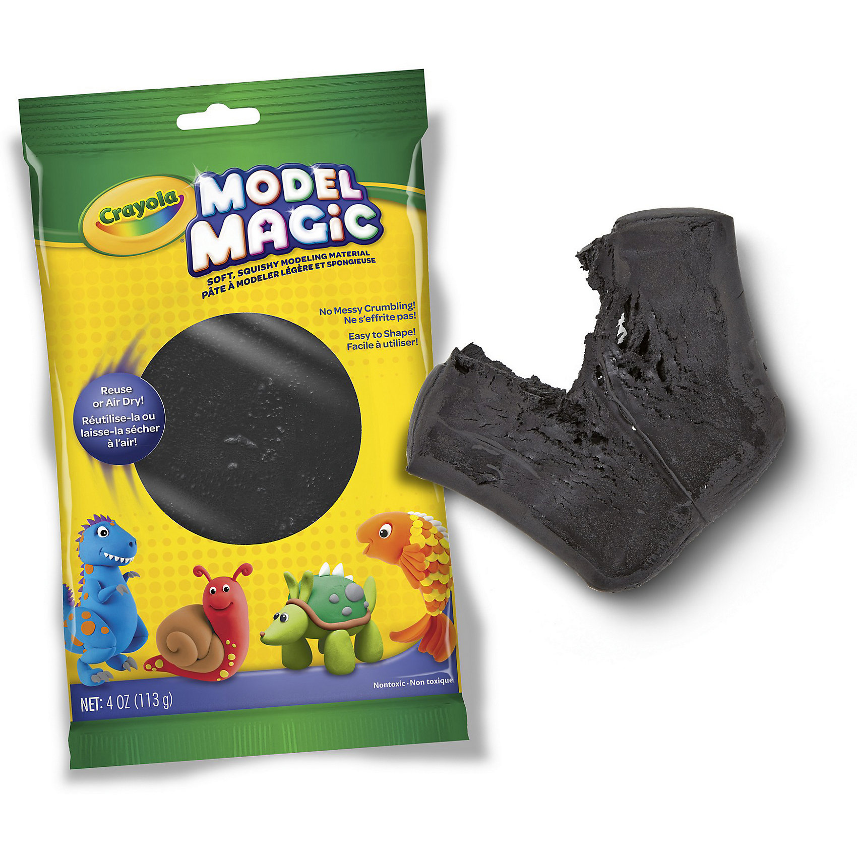 фото Застывающий пластилин Crayola Model Magic, черный 113 гр