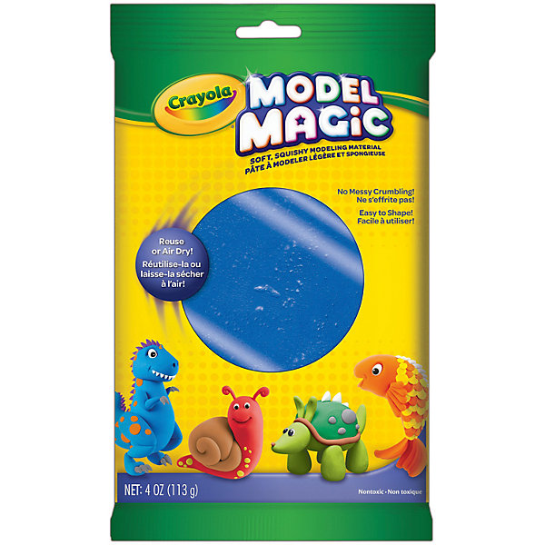 фото Застывающий пластилин Crayola Model Magic, синий 113 гр