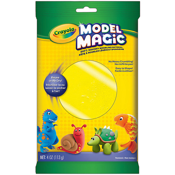 Crayola Застывающий пластилин Crayola Model Magic, желтый 113 гр