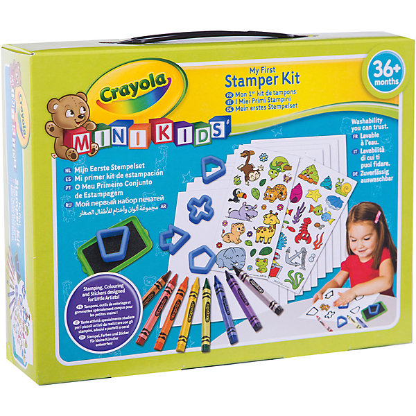 

Набор для творчества Crayola Mini Kids "Мой первый набор печатей"