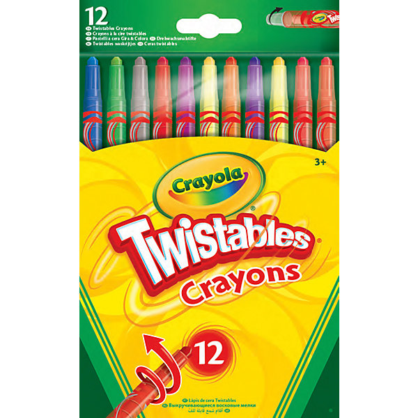 

Выкручивающиеся восковые мелки Crayola, 12 штук