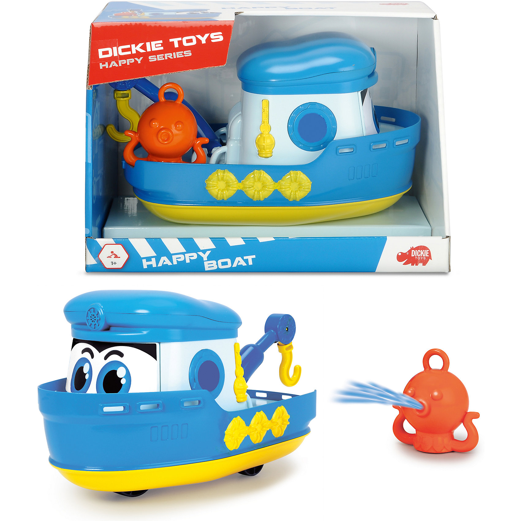 Лодка Happy, 25 см Dickie Toys 7188912