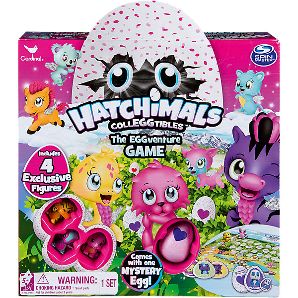 

Настольная игра Hatchimals + 4 коллекционные фигурки
