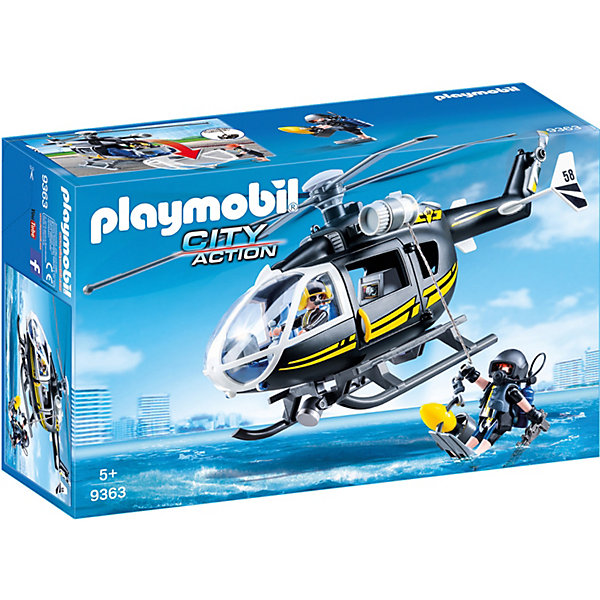 

Игровой набор Playmobil "Полиция: тактическое подразделение", вертолет