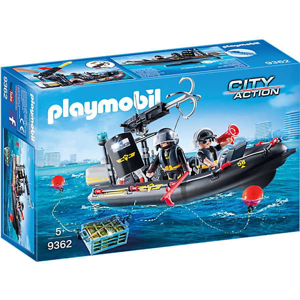 

Конструктор Playmobil Полиция: Тактическое подразделение: лодка