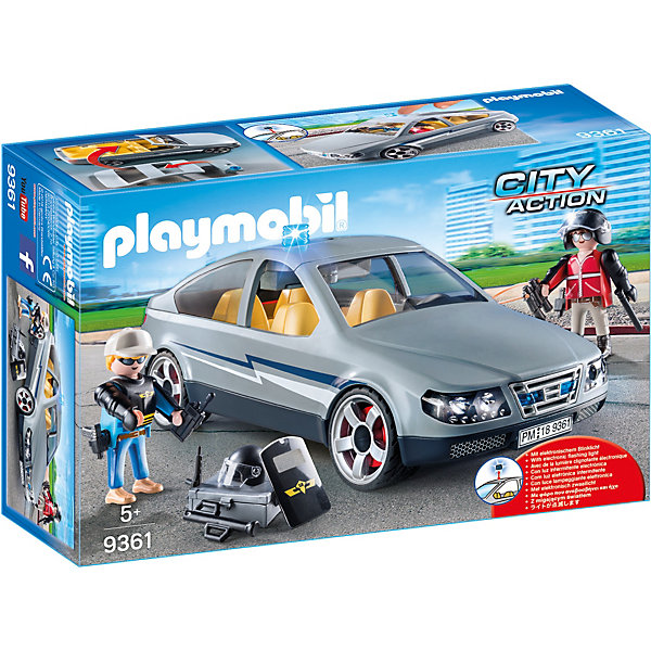 Игровой набор Playmobil "Полиция: тактическое подразделение", машина под прикрытием Playmobil®