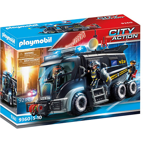 

Игровой набор Playmobil "Полиция: тактическое подразделение", грузовик, свет/звук