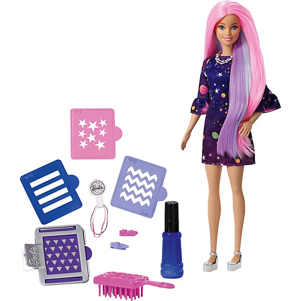 

Кукла Barbie "Цветной сюрприз" с аксессуарами