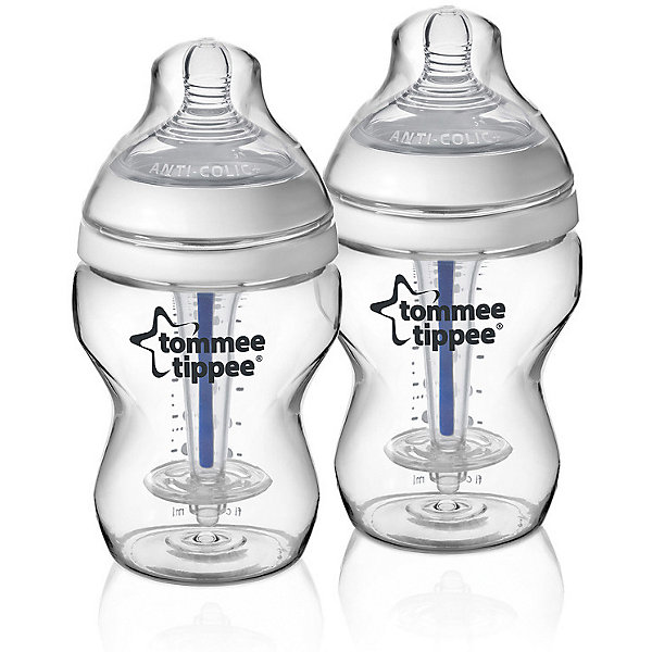 

Бутылочки для кормления Tommee Tippee "Closer To Nature" с антиколиковым клапаном 2 шт., 260 мл