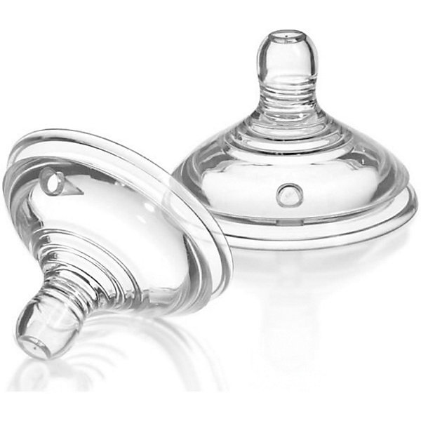 Tommee Tippee Cоски для бутылочки Tommee Tippee Close to nature, с 6 мес., быстрый поток, 2 шт.