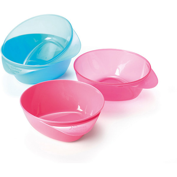 

Тарелочки глубокие Tommee Tippee "Explora" 4 шт, розовые, Розовый