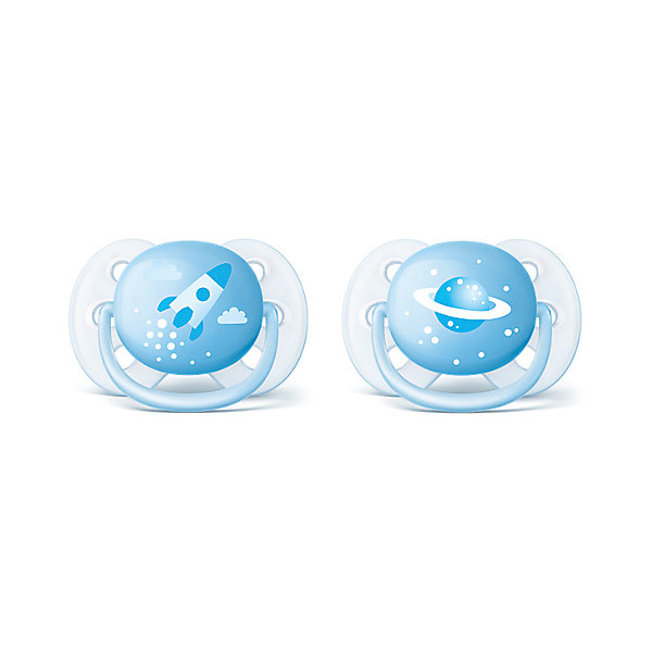 

Силиконовая-пустышка Philips Avent, 0-6 мес, 2шт., голубая, Голубой, Силиконовая-пустышка Philips Avent, 0-6 мес, 2шт., голубая