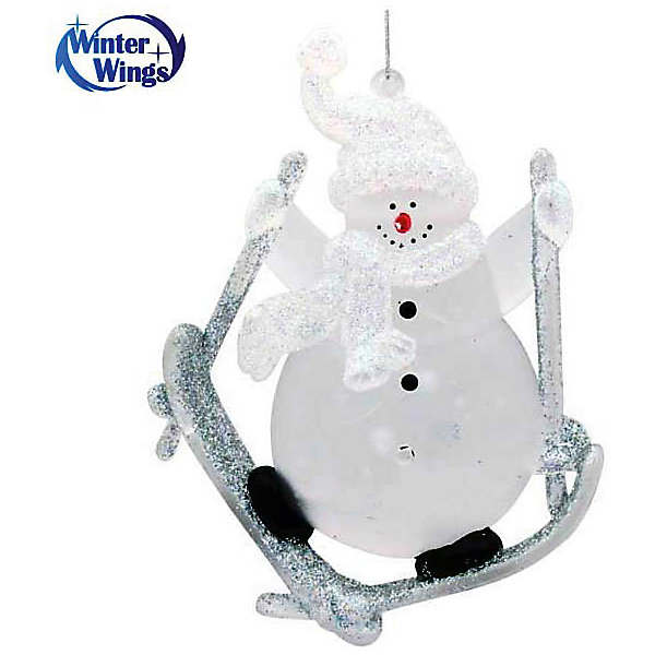 

Декоративное украшение Winter Wings "Снеговик", 6 см
