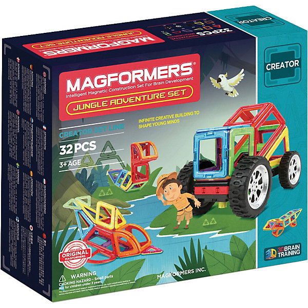 

Магнитный конструктор Magformers "Adventure Jungle 32 set"