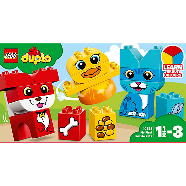 

Конструктор LEGO DUPLO 10858: Мои первые домашние животные