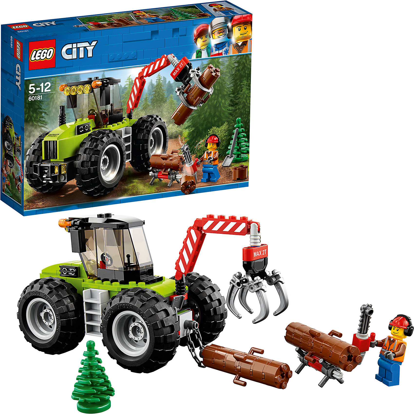 фото Lego city great vehicles 60181: лесной трактор