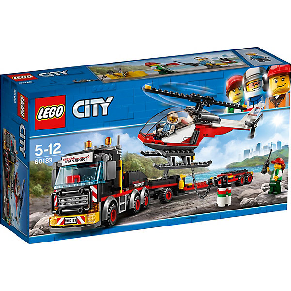 фото LEGO City Great Vehicles 60183: Перевозчик вертолета