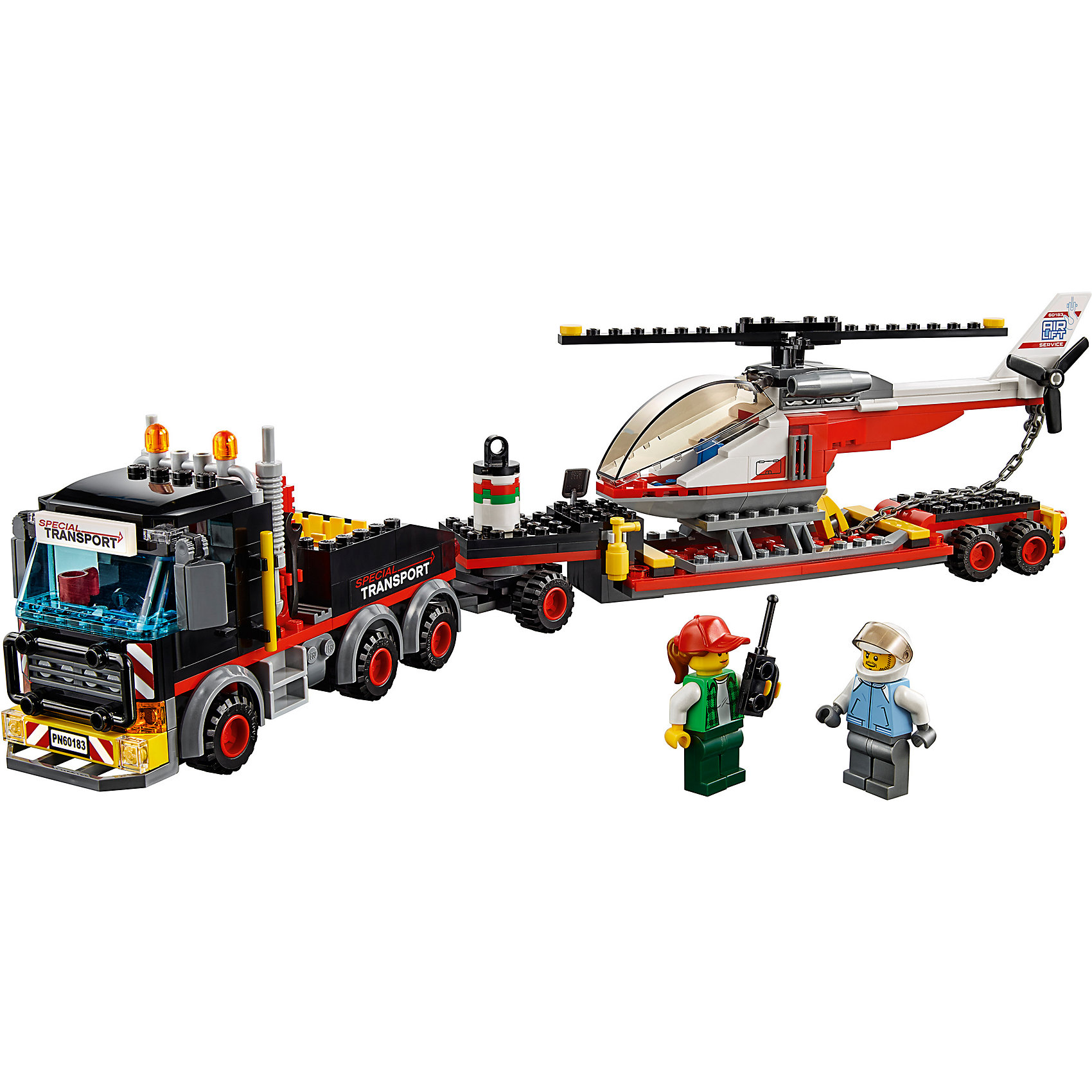 фото LEGO City Great Vehicles 60183: Перевозчик вертолета